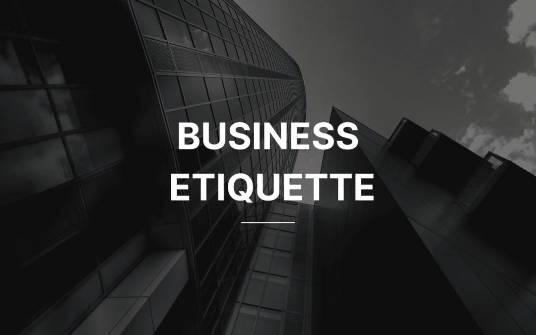 8 Business Etiquette Tips